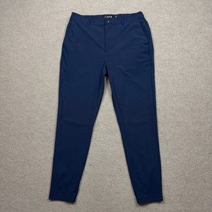 Cuts Clothing Mens Pants Blue Large ( 32 x 28 ) Slim Chino Khaki Hybrid Adults